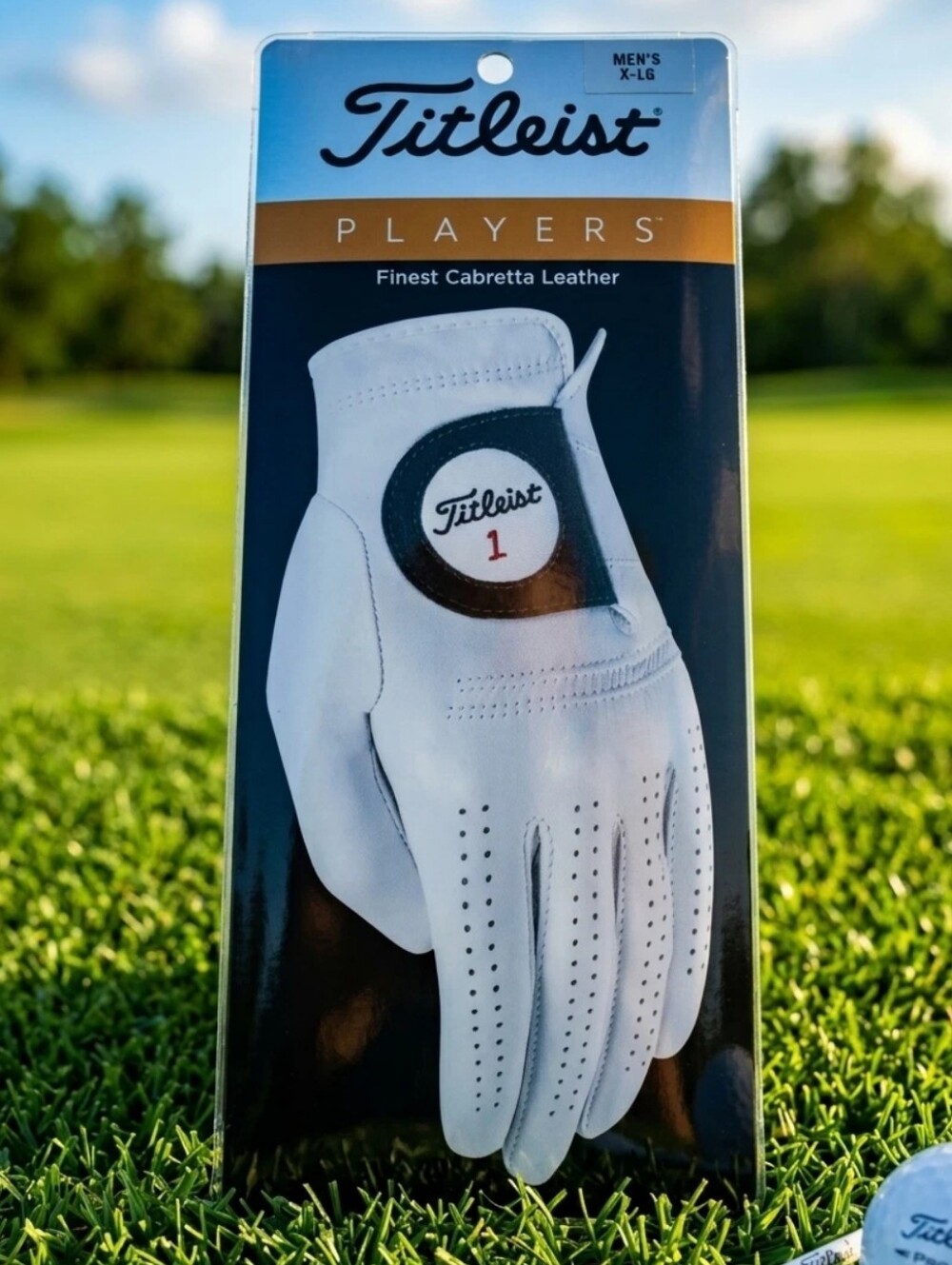 Titleist Players Cabretta Leather Golf Glove White